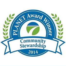 PLANET 2014 Community Stewardship Award